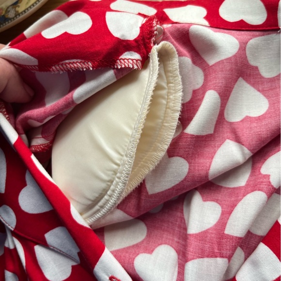 Vintage 80-90s maxi valentine dress-12 - Picture 10 of 11